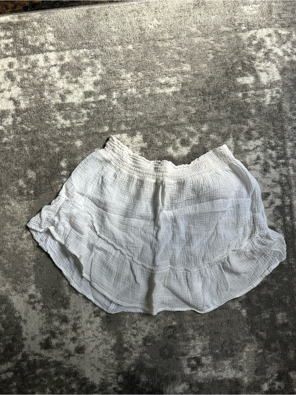 wild fable White Tiered Smocked-Waist Skirt